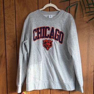 NFL Chicago Bears Gray Crewneck Sweater